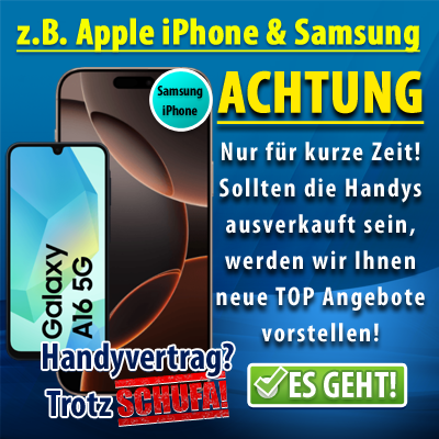 Handyvertrag ohne Schufa mit 100% Sofortzusage